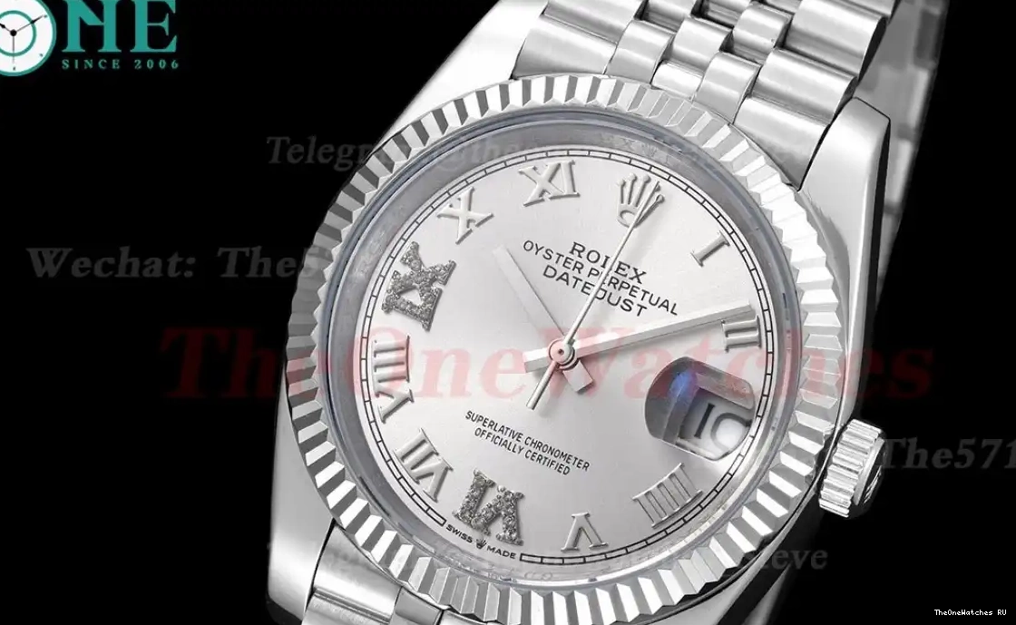 SS Jub 36mm GDF SS Rmn MY8215 126234 Datejust Silver 0701